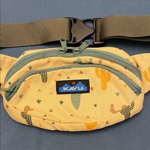 KavuYellow and Green Cactus Belt Bag